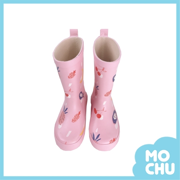 粉嫩鳳梨兒童雨鞋