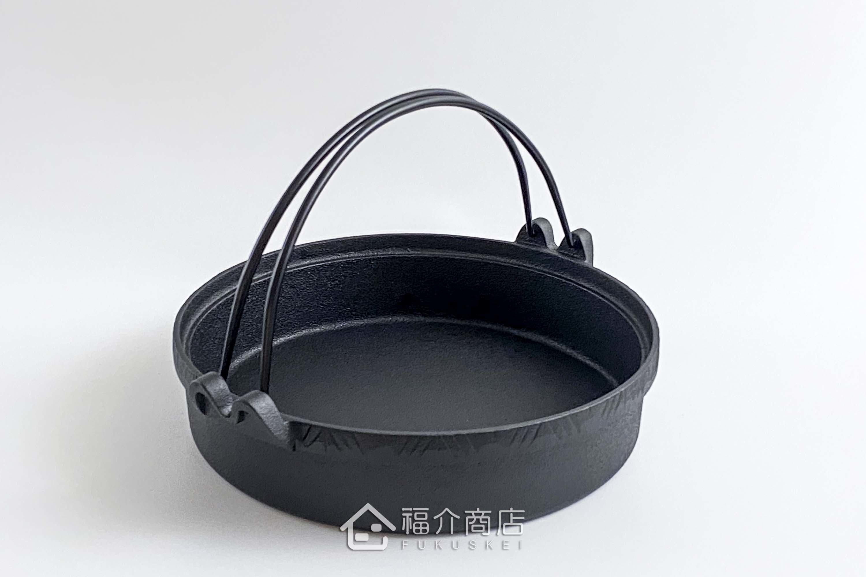 鑄鐵製的黑色壽喜燒鍋