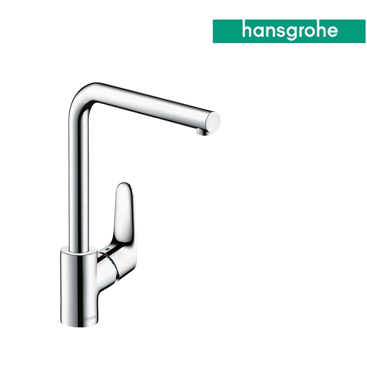 hansgrohe Focus 280 31817, -000 Single lever kitchen mixer 280 with swivel spout - With GA Approval & Wels