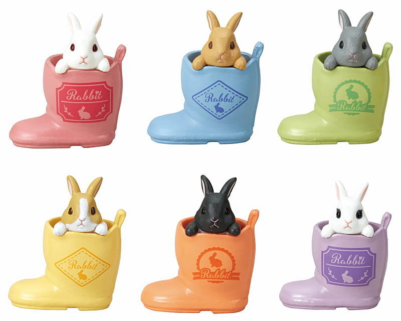 EPOCH 代理版 轉蛋 可愛長靴兔兔 全六種