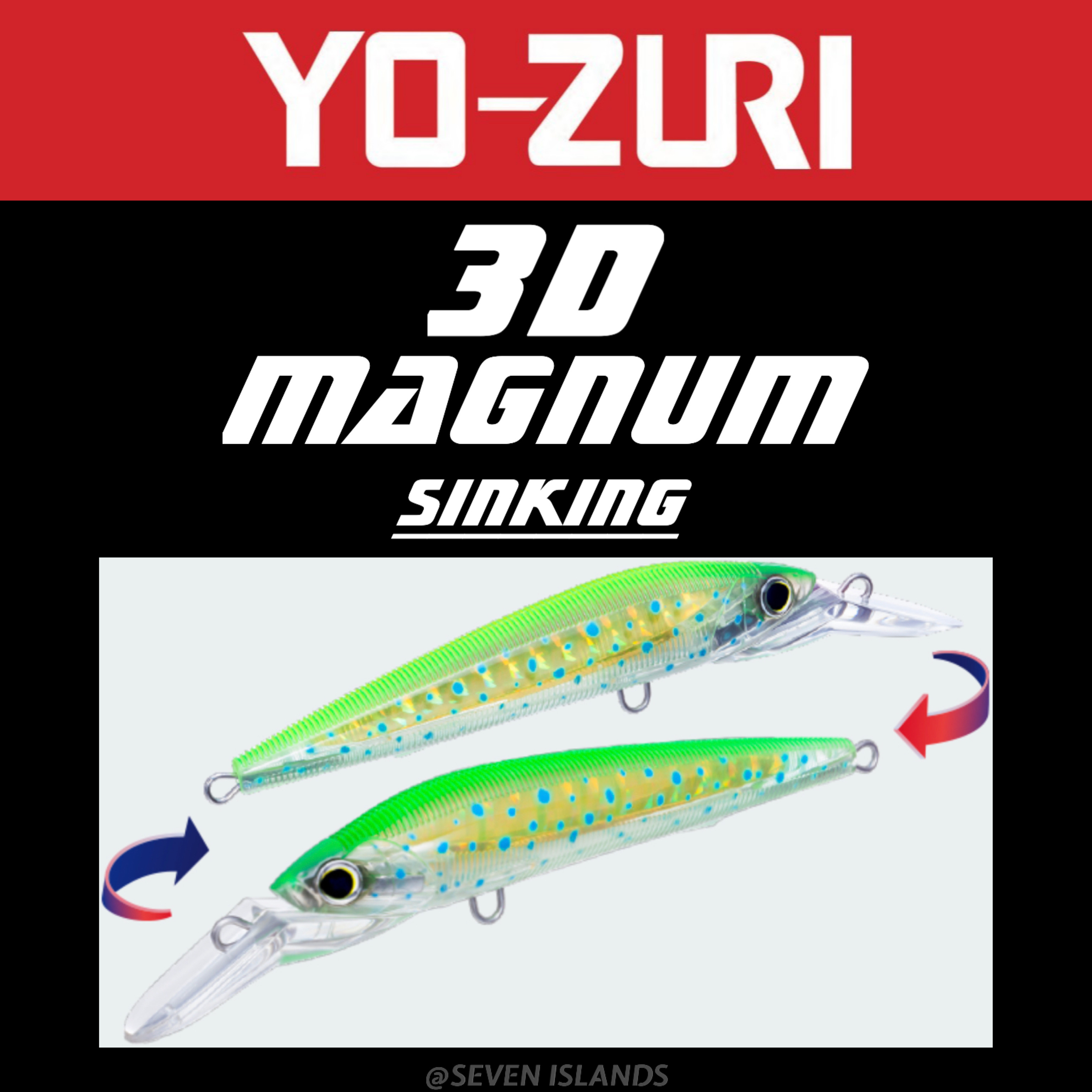 YO-ZURI 3D MAGNUM - SINKING