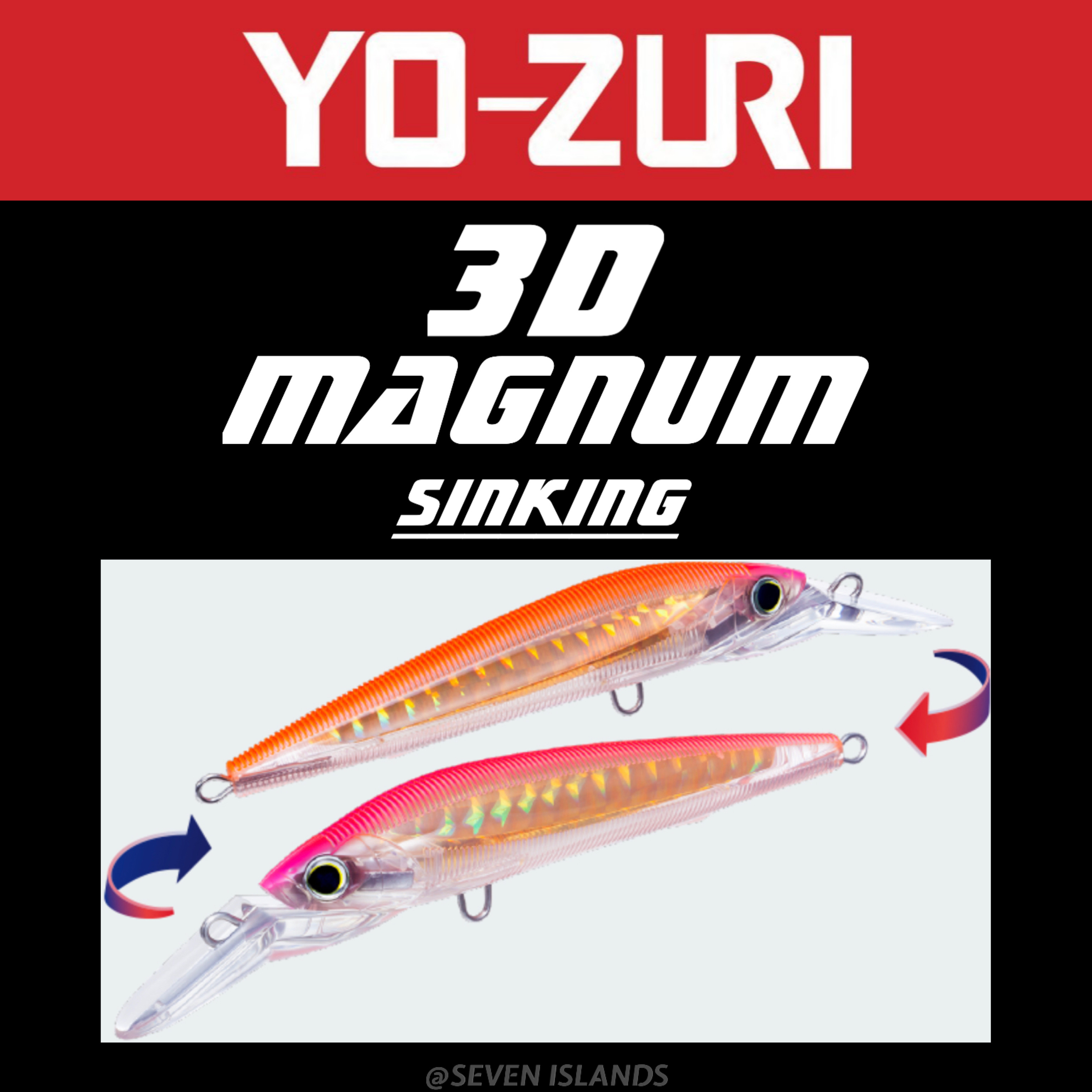 YO-ZURI 3D MAGNUM - SINKING