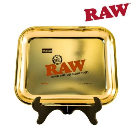 RAW 西班牙經典煙紙品牌 10週年珍藏版 多款純金菸草盤 RAW Collectors