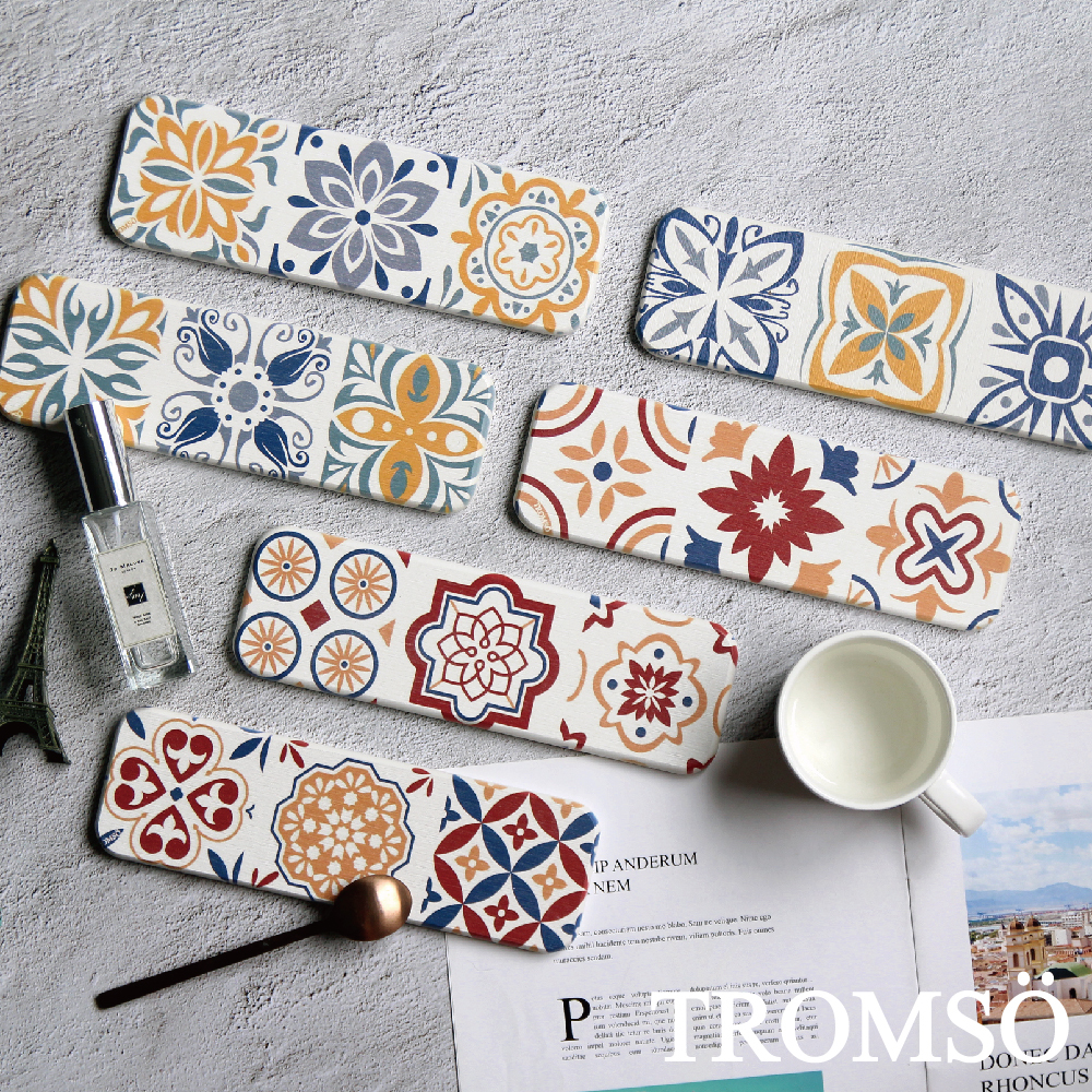 珪藻土長方形吸水杯墊