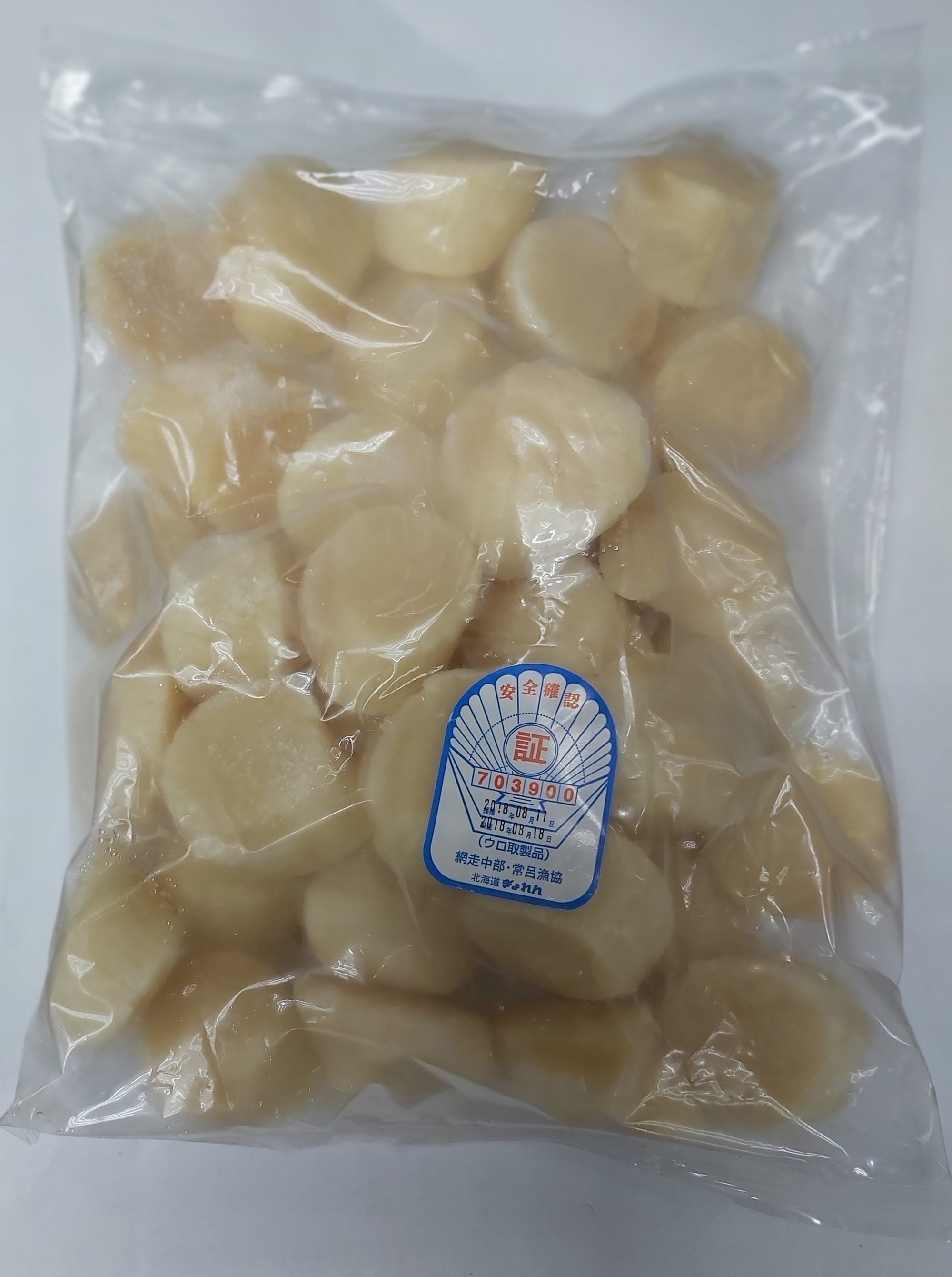 日本急凍刺身帶子，每公斤31-40粒，編號: 36-0503