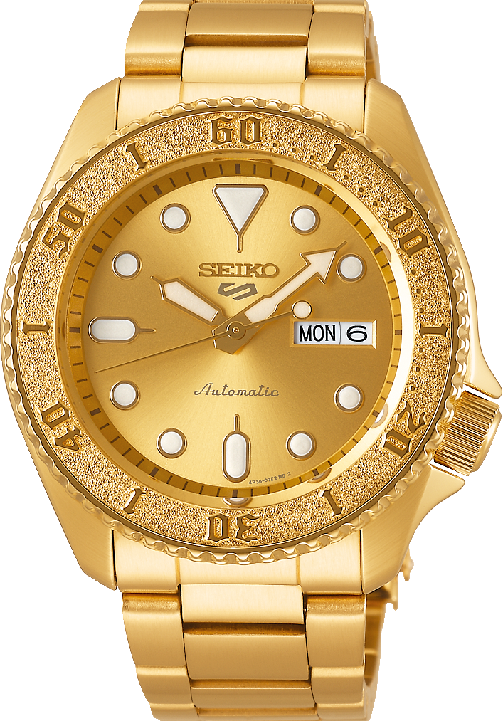 萬年鐘錶 - SEIKO  5 Sports  全金霸氣機械水鬼  SRPE74K1 / 4R36-08E0G  錶徑42.5MM
