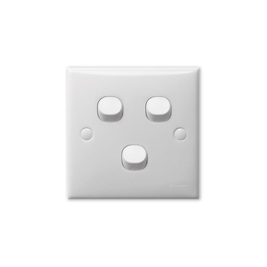 施耐德 E30 奇勝 3位單控開關掣 E33/1/2AR WE