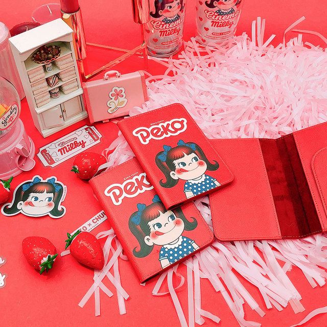 PEKO 不二家牛奶妹護照套
