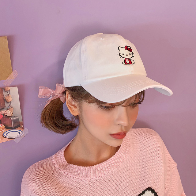 Hello Kitty 刺繡帽