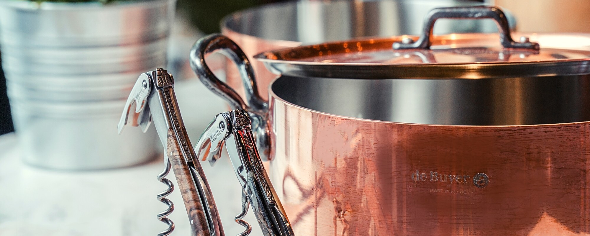 Chateau Laguiole handmade corkscrew + de Buyer Copper pans + Decanters: All June Father's day! Buy 1*12% OFF / Buy 2*20% OFF