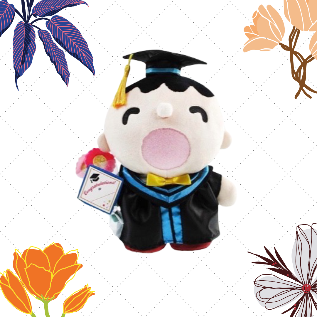 大口仔 畢業公仔