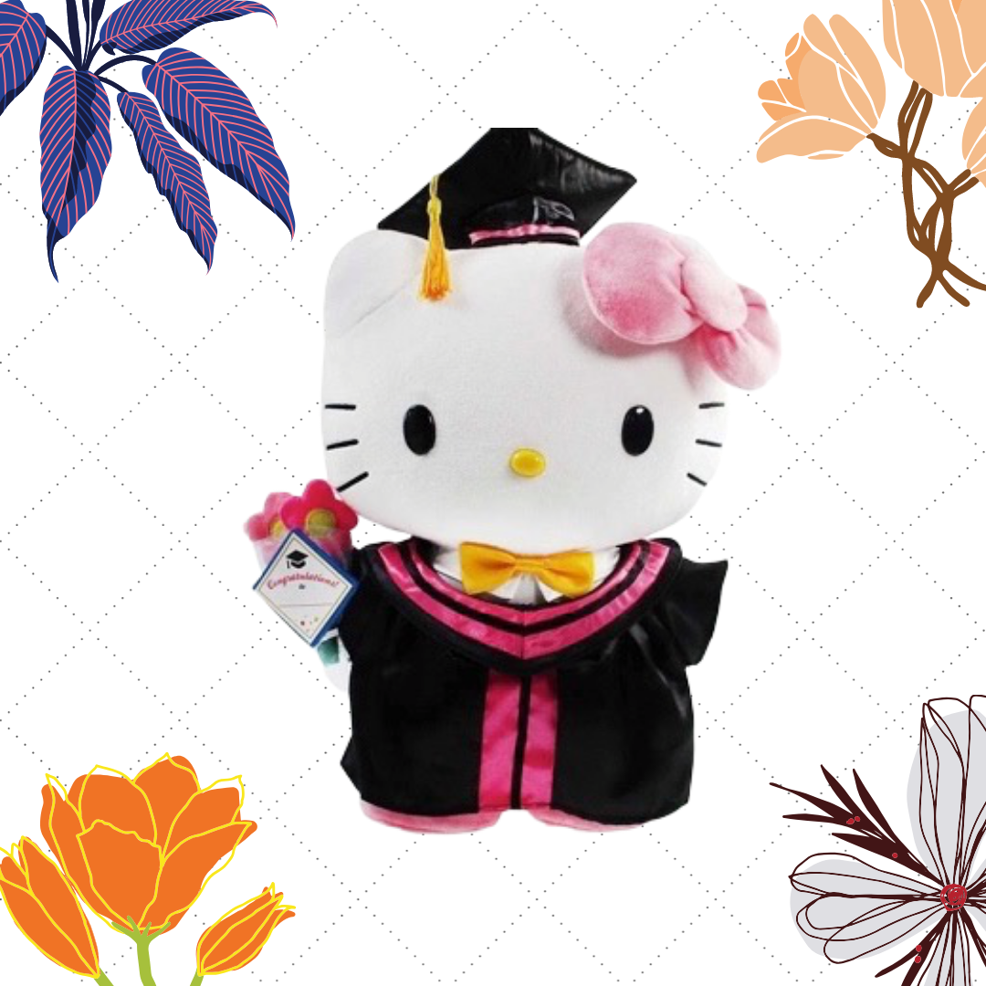 Hello Kitty 畢業公仔