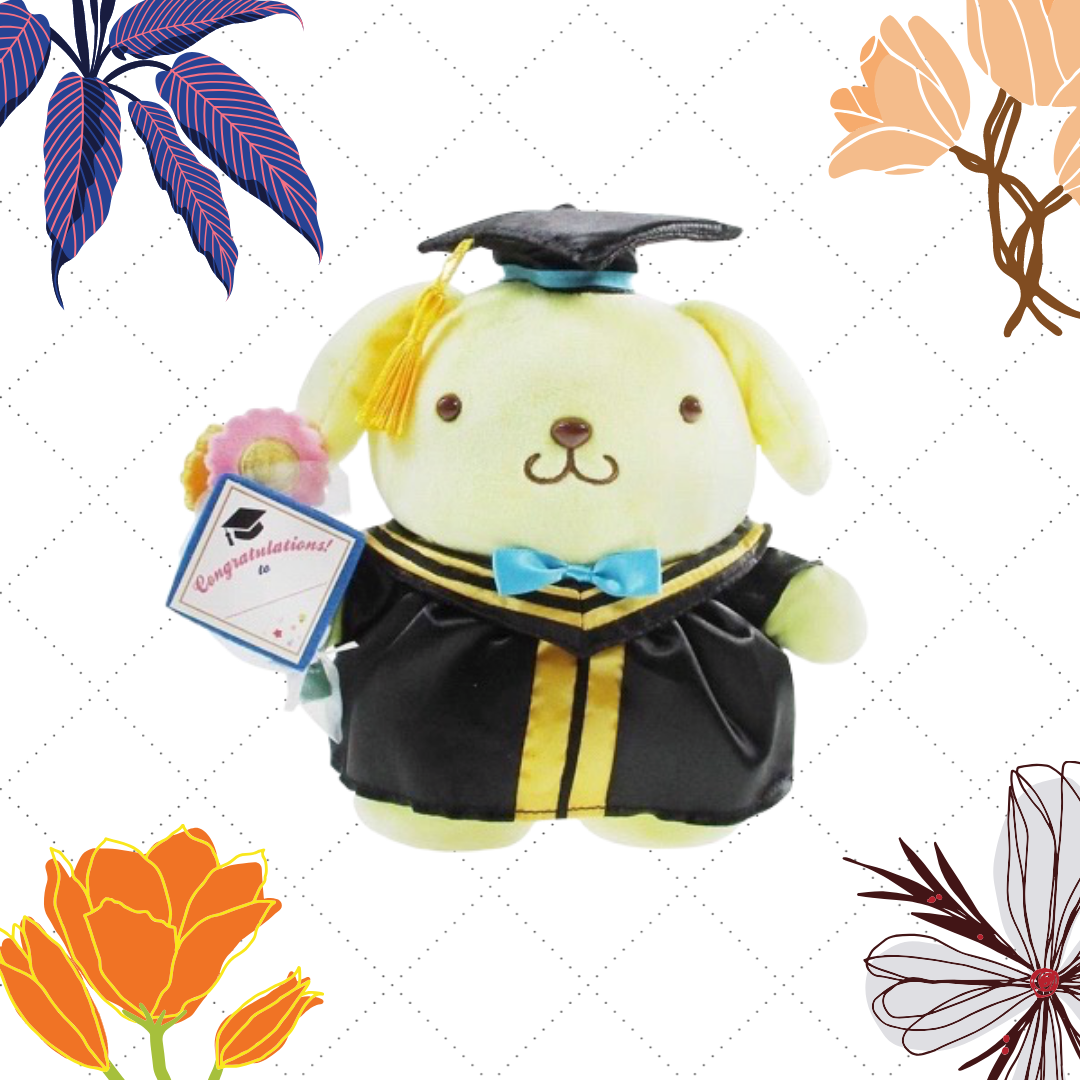 布甸狗 畢業公仔