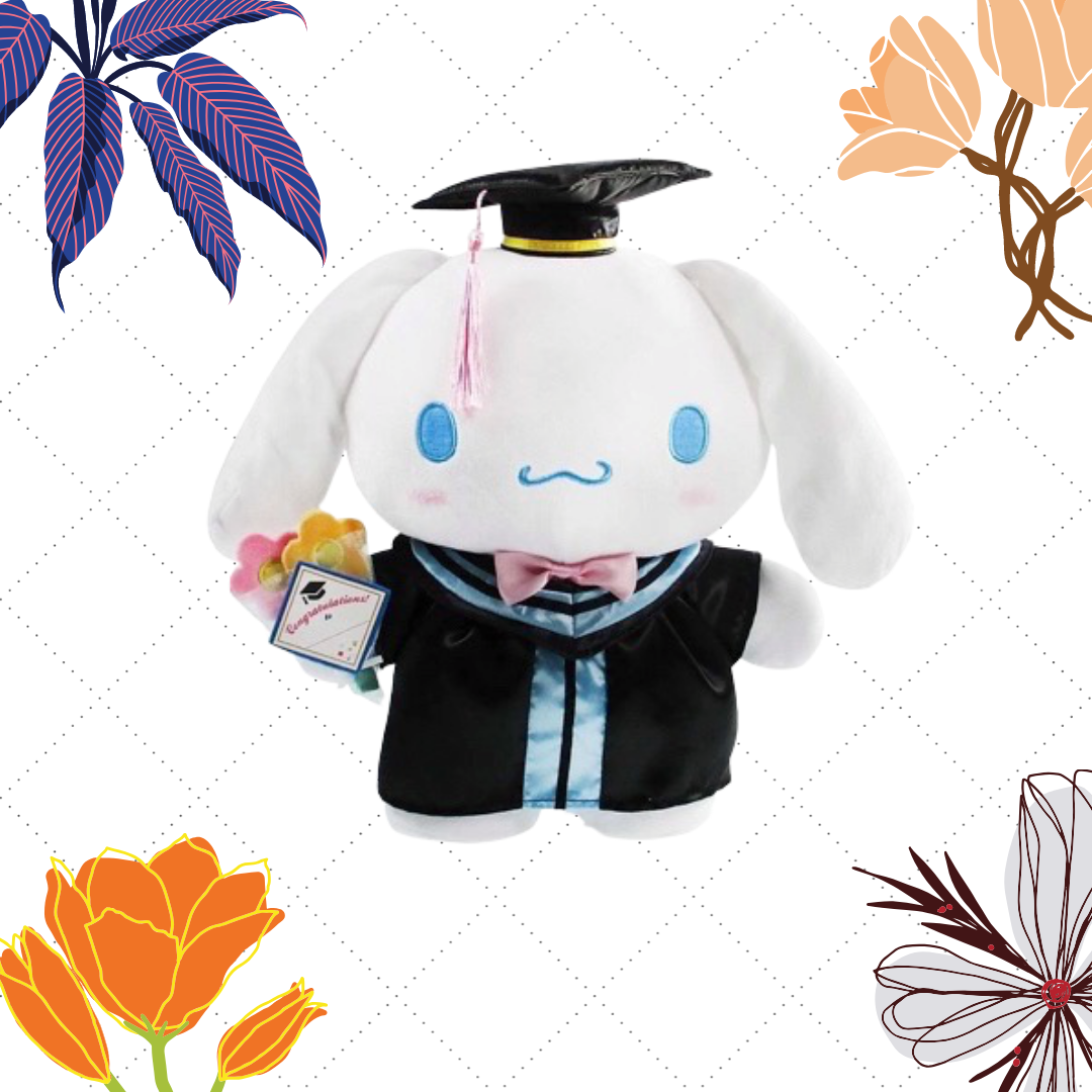 玉桂狗 畢業公仔