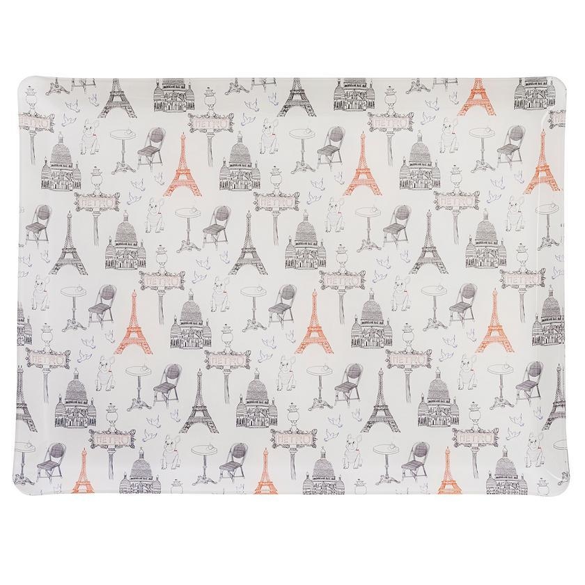 Acrylic Serving Tray, Ça C'est Paris, Gien