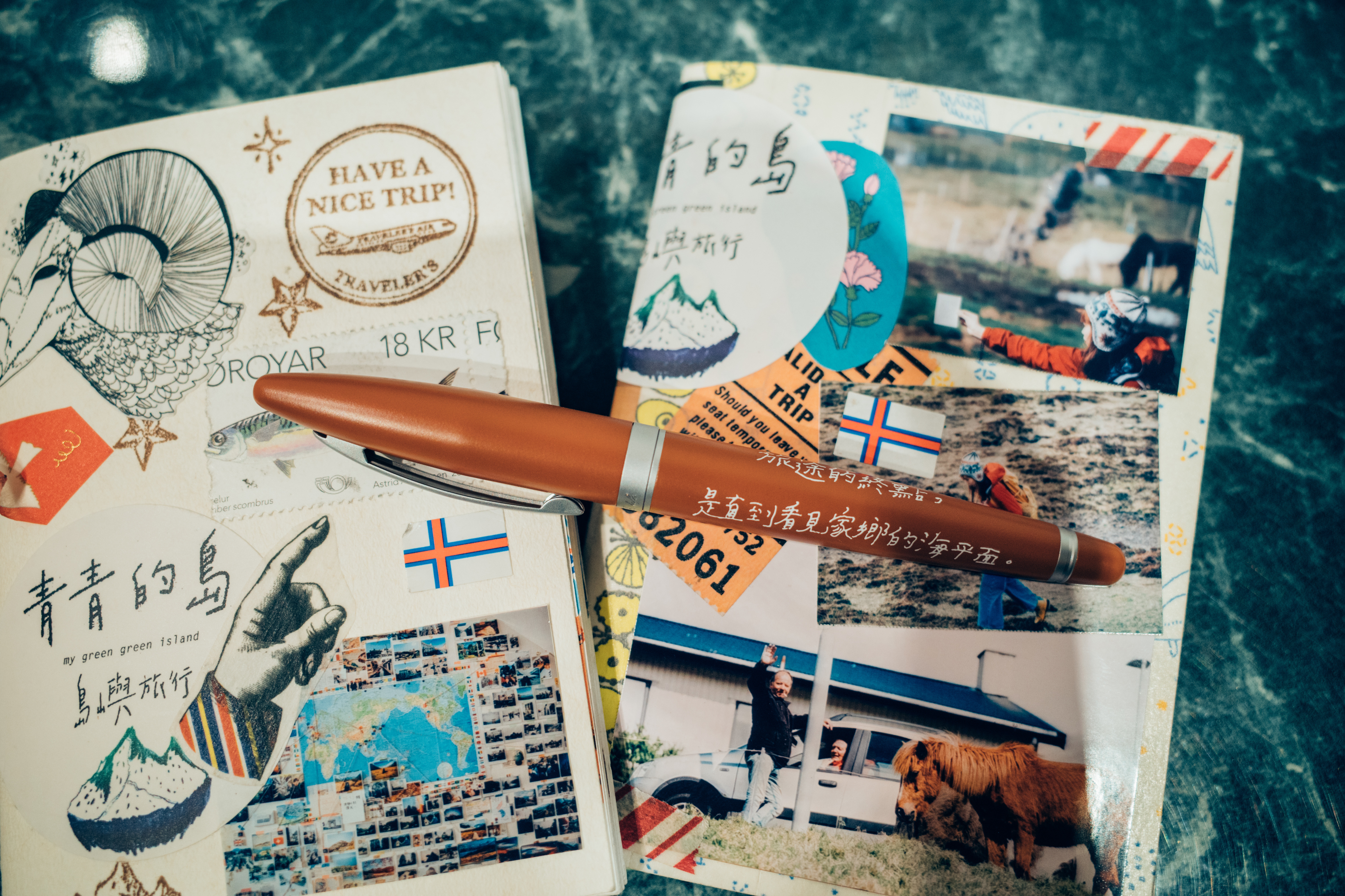 青青的島鋼筆 F尖/EF尖