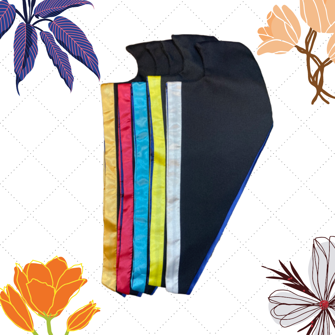 畢業袍雙色色帶