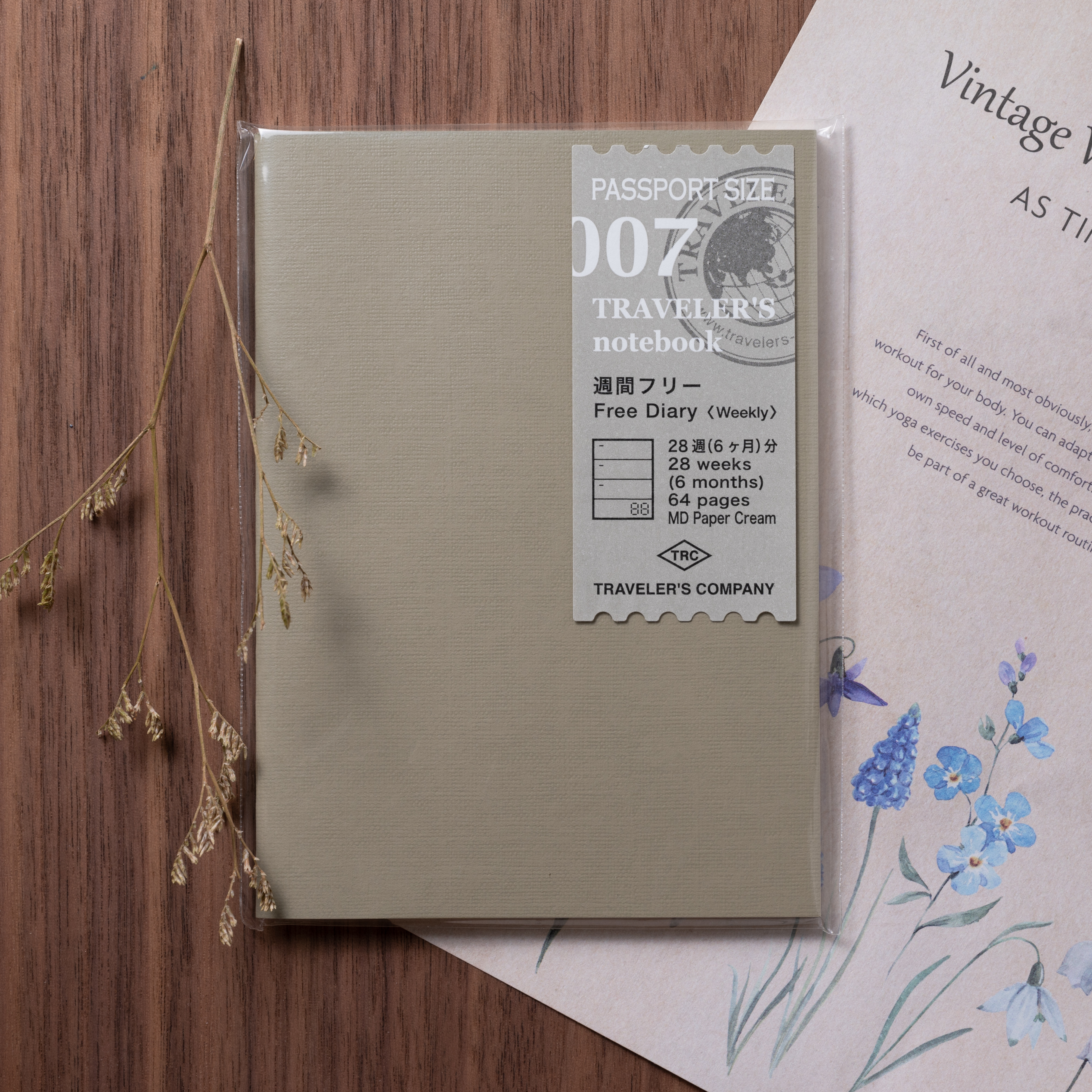 TRAVELER'S notebook (TN) |  007 週間 護照尺寸
