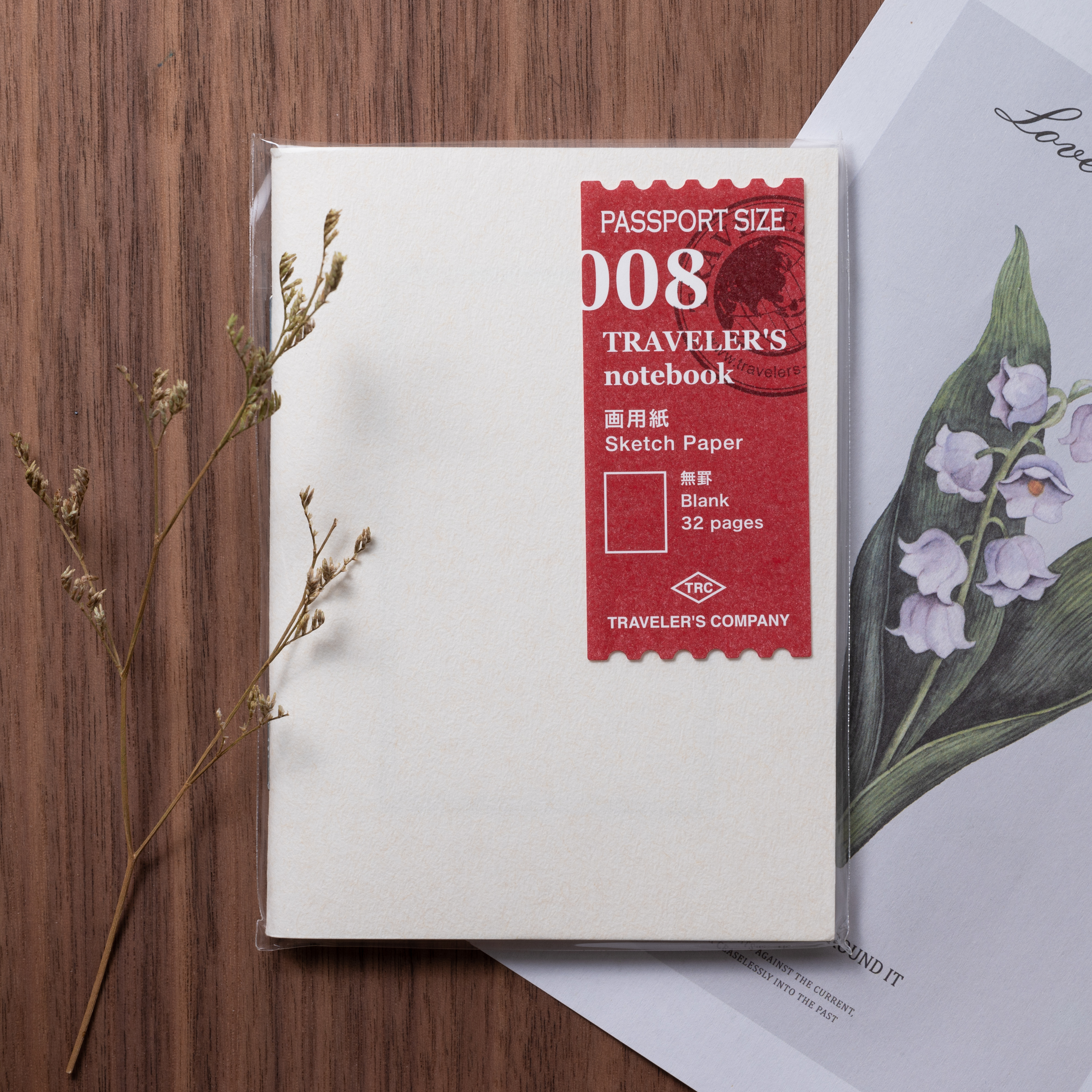 TRAVELER'S notebook (TN) |  008 圖畫紙 護照尺寸