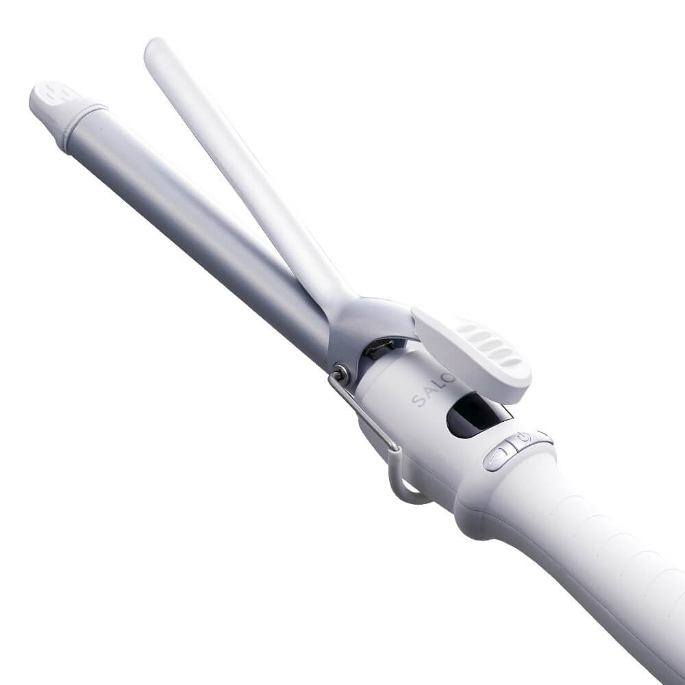 SALONIA Ceramic Curling Hair Iron (White) 陶瓷曲髮捲髮棒(白色)(淨曲髮)