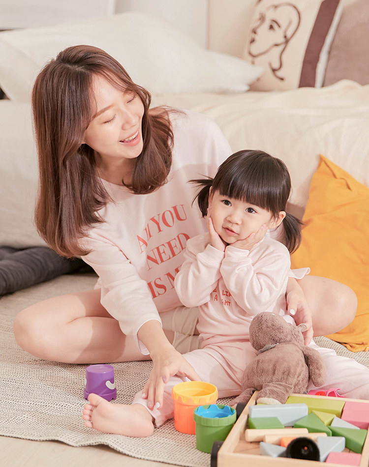 充電中！秒睡款Baby SET - 淡粉