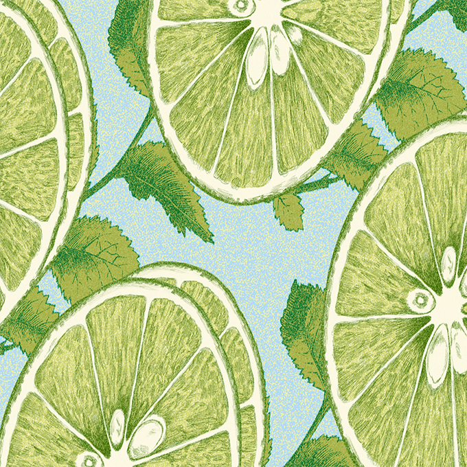 印物所〈加勒比海特水果──Mojito 莫吉托〉