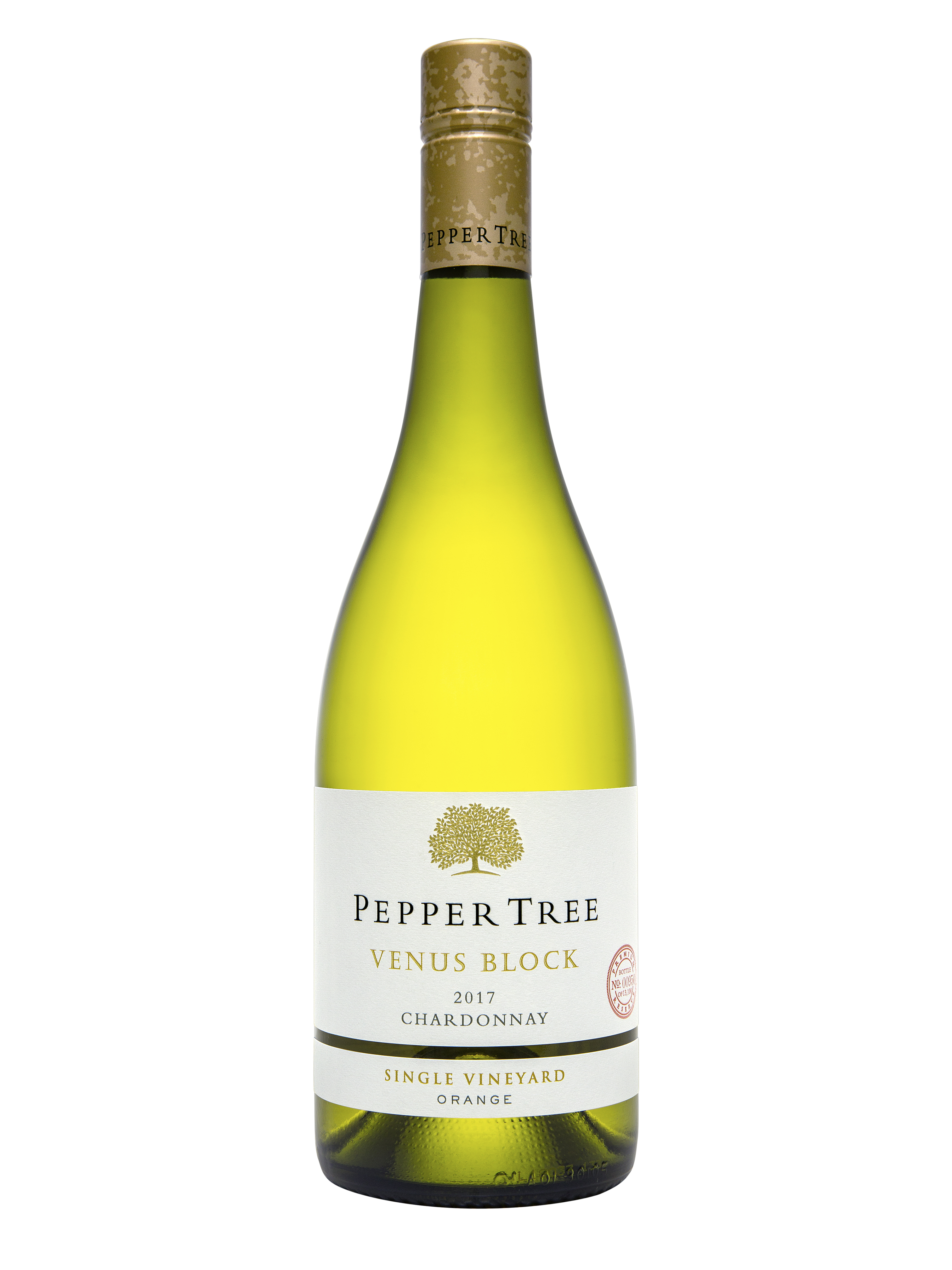 PEPPER TREE WINES SINGLE VINEYARD 'VENUS BLOCK' CHARDONNAY (2017)
