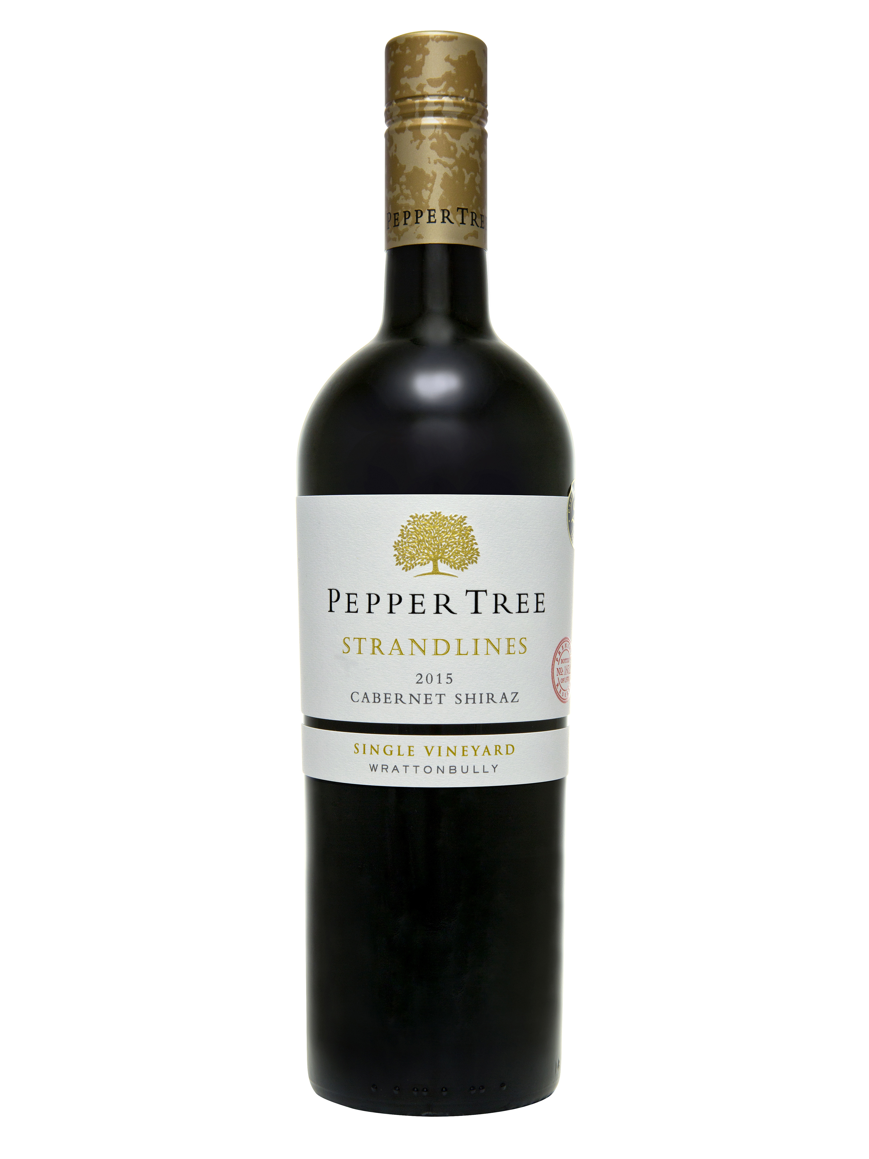 PEPPER TREE WINES SINGLE VINEYARD 'STRANDLINES' CABERNET SHIRAZ (2015)