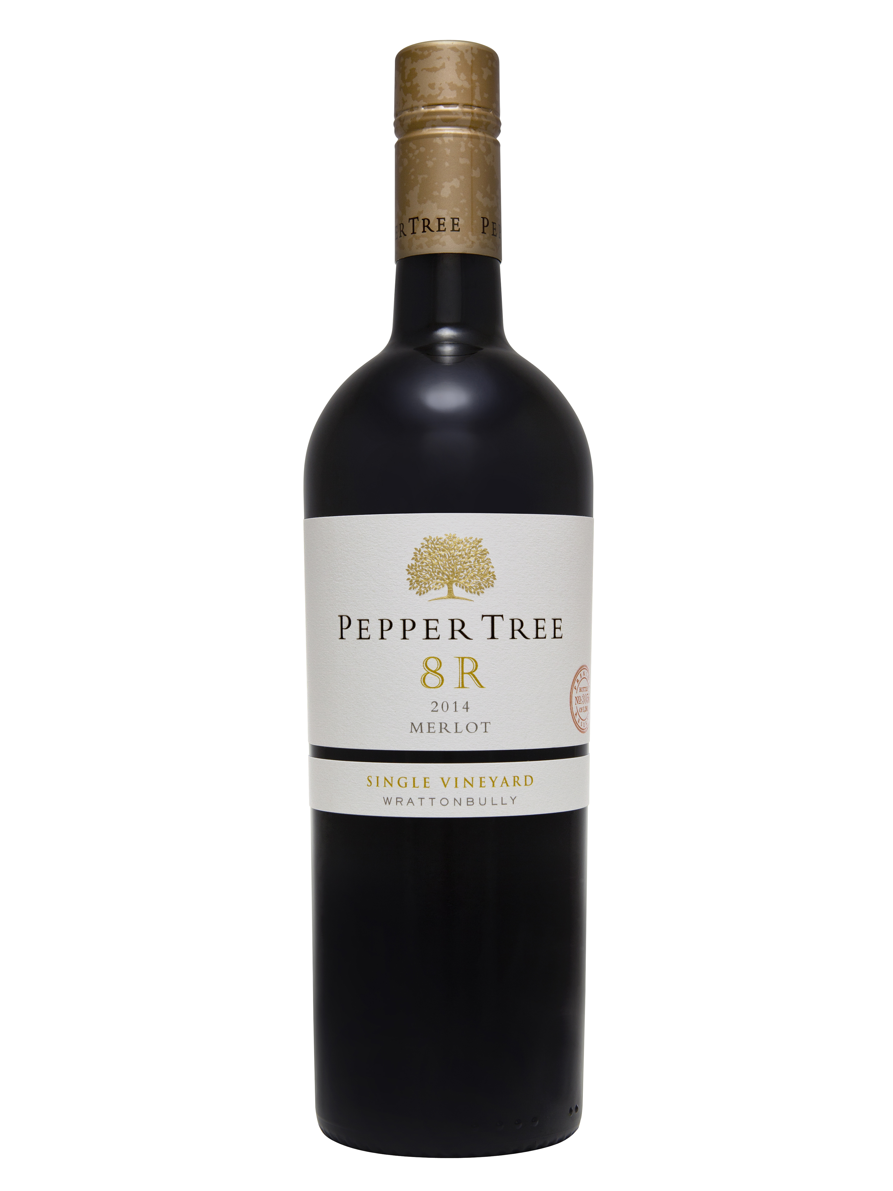 PEPPER TREE WINES SINGLE VINEYARD '8R' MERLOT (2014)