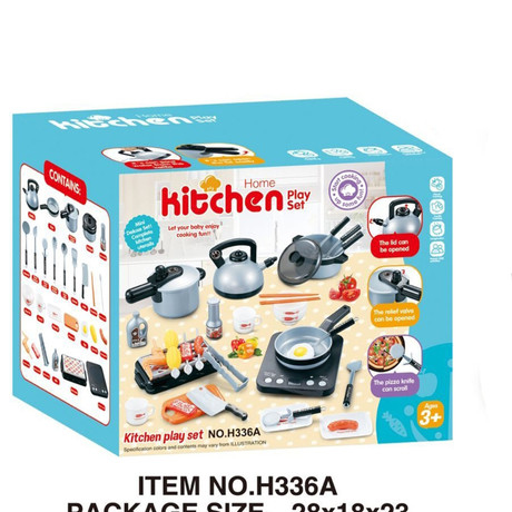 Kitchen home play set  廚房玩具套裝（36件套裝）#H336A