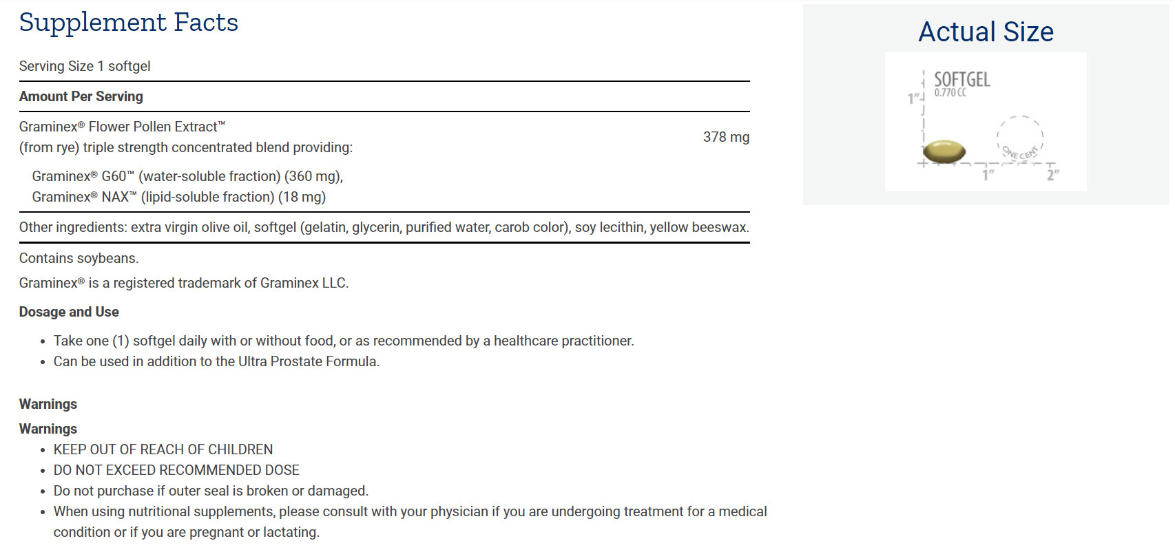 [預購] 高效濃縮黑麥花粉萃取 30粒軟膠囊 Life Extension ProstaPollen