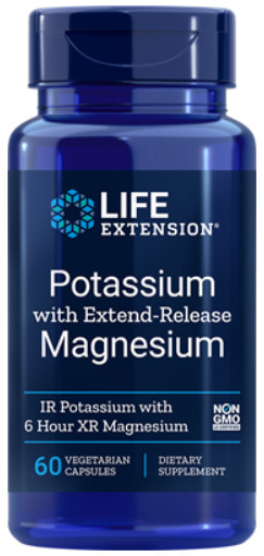 [預購] 鉀+ 緩釋鎂 60粒 Life Extension Potassium+Extend-Release Mag