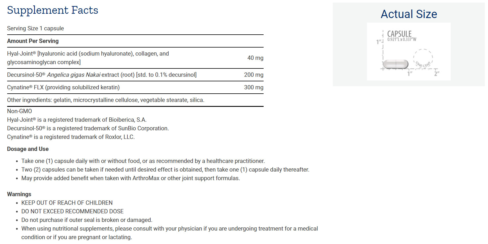 [預購] 保養關節配方 30粒 玻尿酸/角蛋白 Life Extension Acting Joint Formula