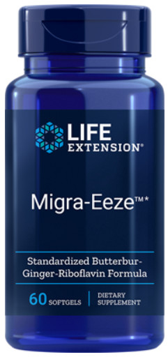 [預購] 蜂斗菜萃取 含核黃素 60粒軟膠囊 Life Extension Migra-Eeze Butterbur