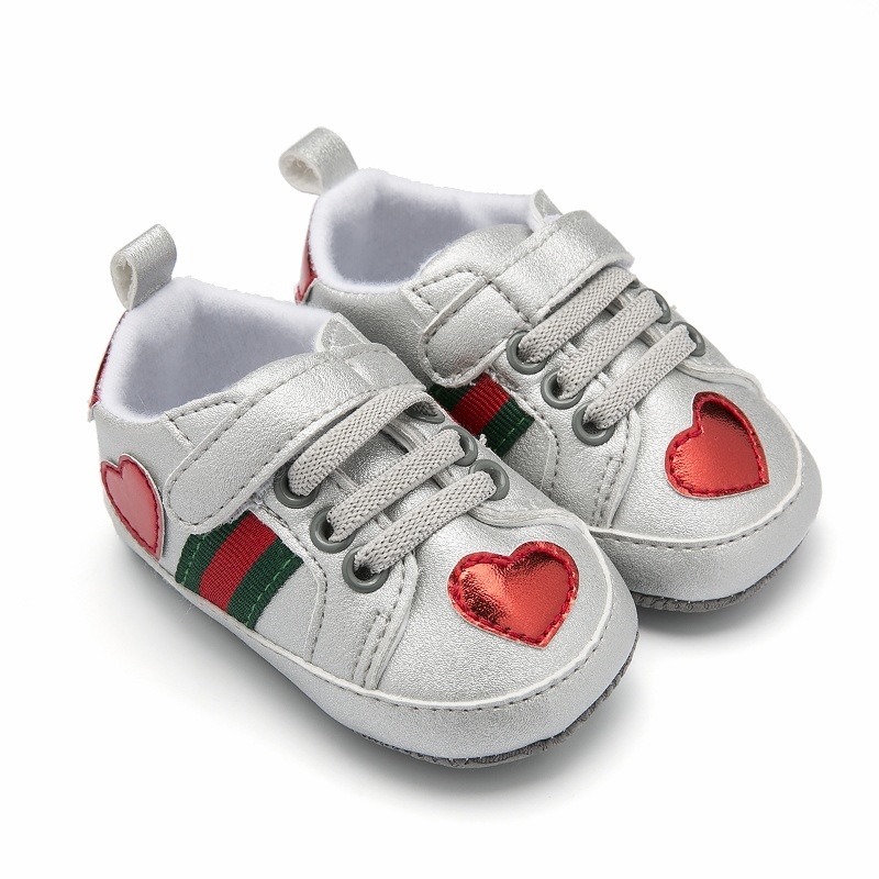 Silver Heart Shoes