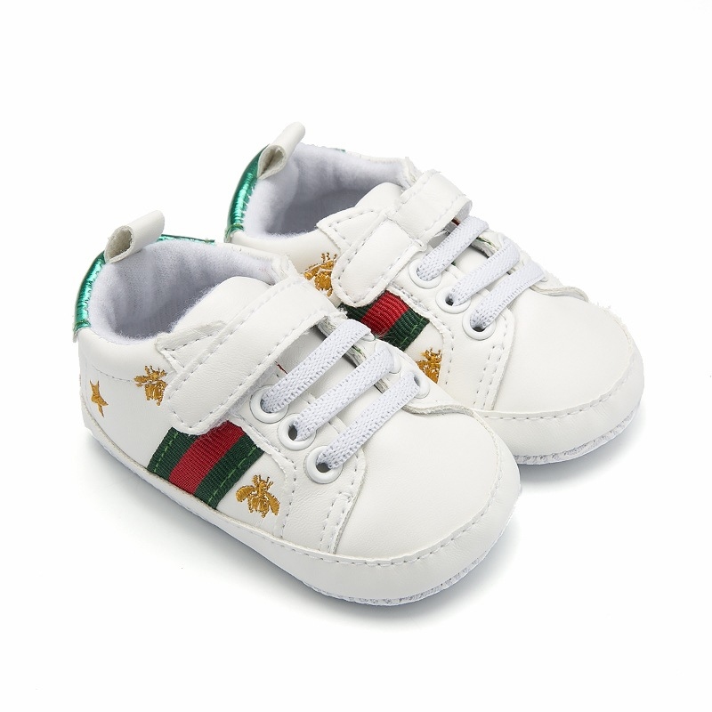 Baby Bees White Shoes