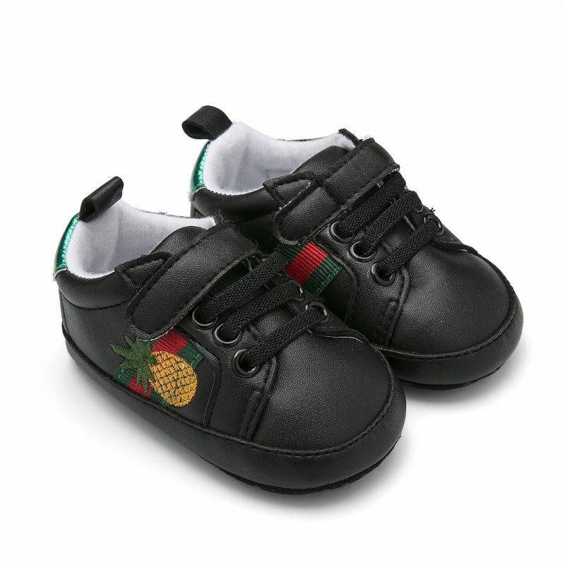 Pineapple Black Shoes