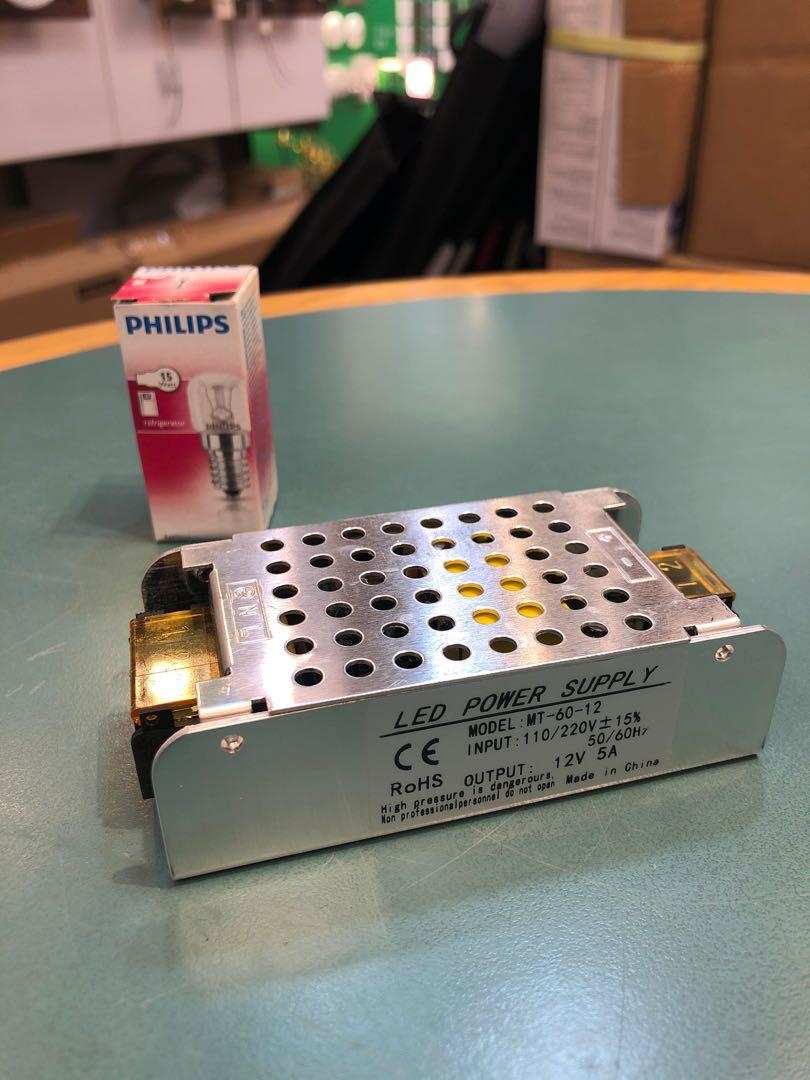 12v 5A 火牛 60w (燈帶用)