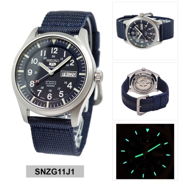 Seiko 精工 5 Sport 自動運動男士腕錶 SNZG11 SNZG11J1