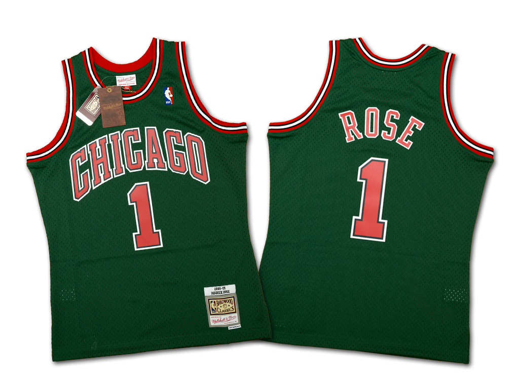 Mitchell & Ness  芝加哥公牛隊 Derrick Rose 2008-2009 復刻 Swingman 球衣