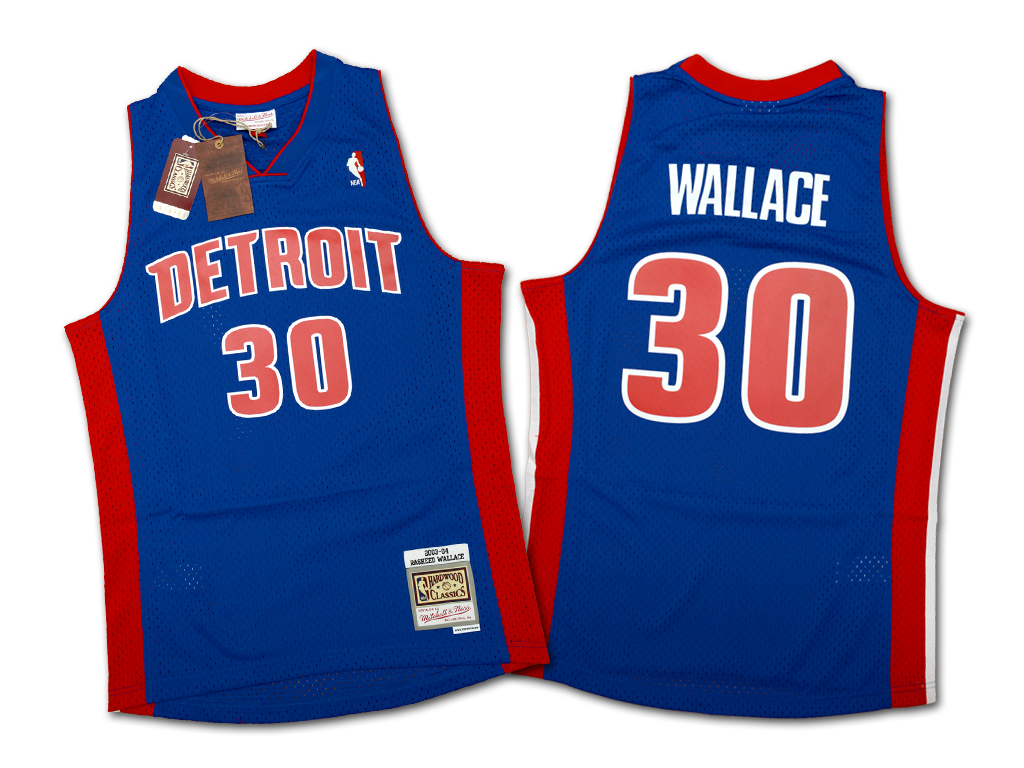 Mitchell & Ness 底特律活塞隊 Rasheed Wallace 2003-2004 復刻 Swingman 球衣