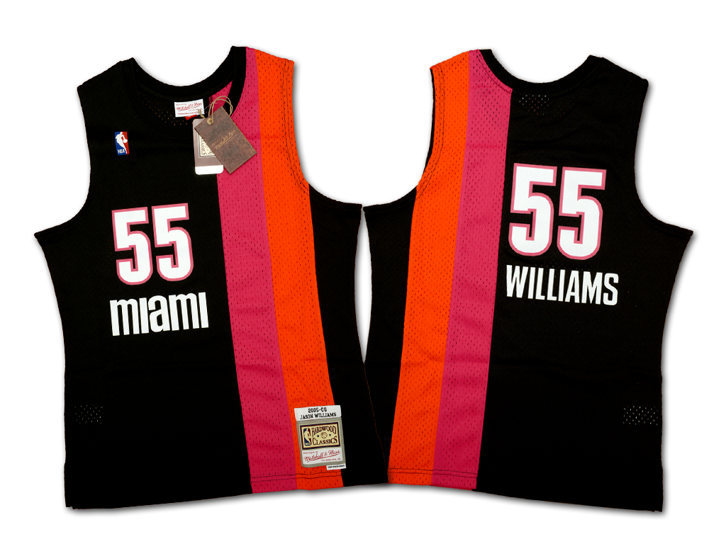 Mitchell & Ness 邁阿密熱火隊 Jason Williams 2005-2006 復刻 Swingman 球衣