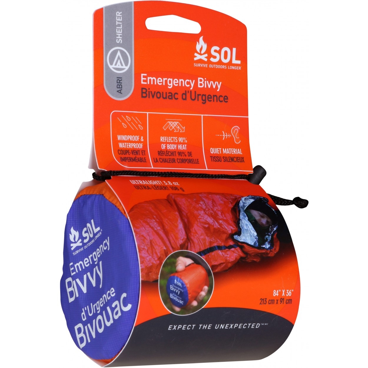 SOL Survive Outdoors Longer Emergency Bivvy 緊急求救露宿袋