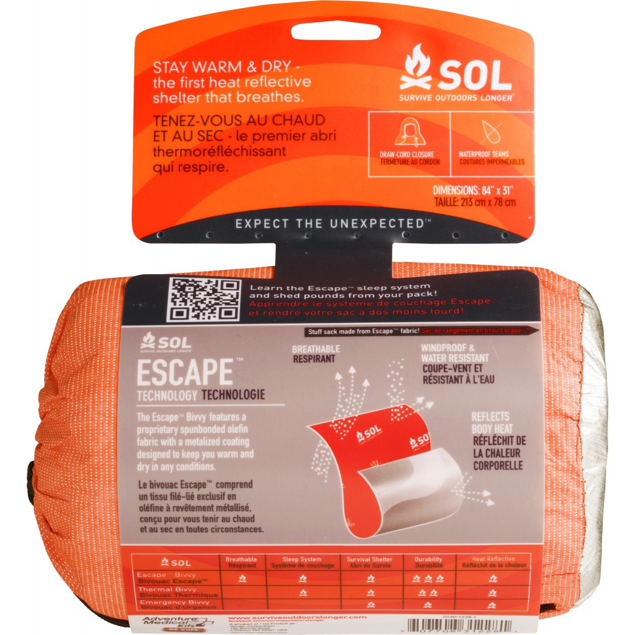 SOL Survive Outdoors Longer Escape™ Bivvy 露宿袋