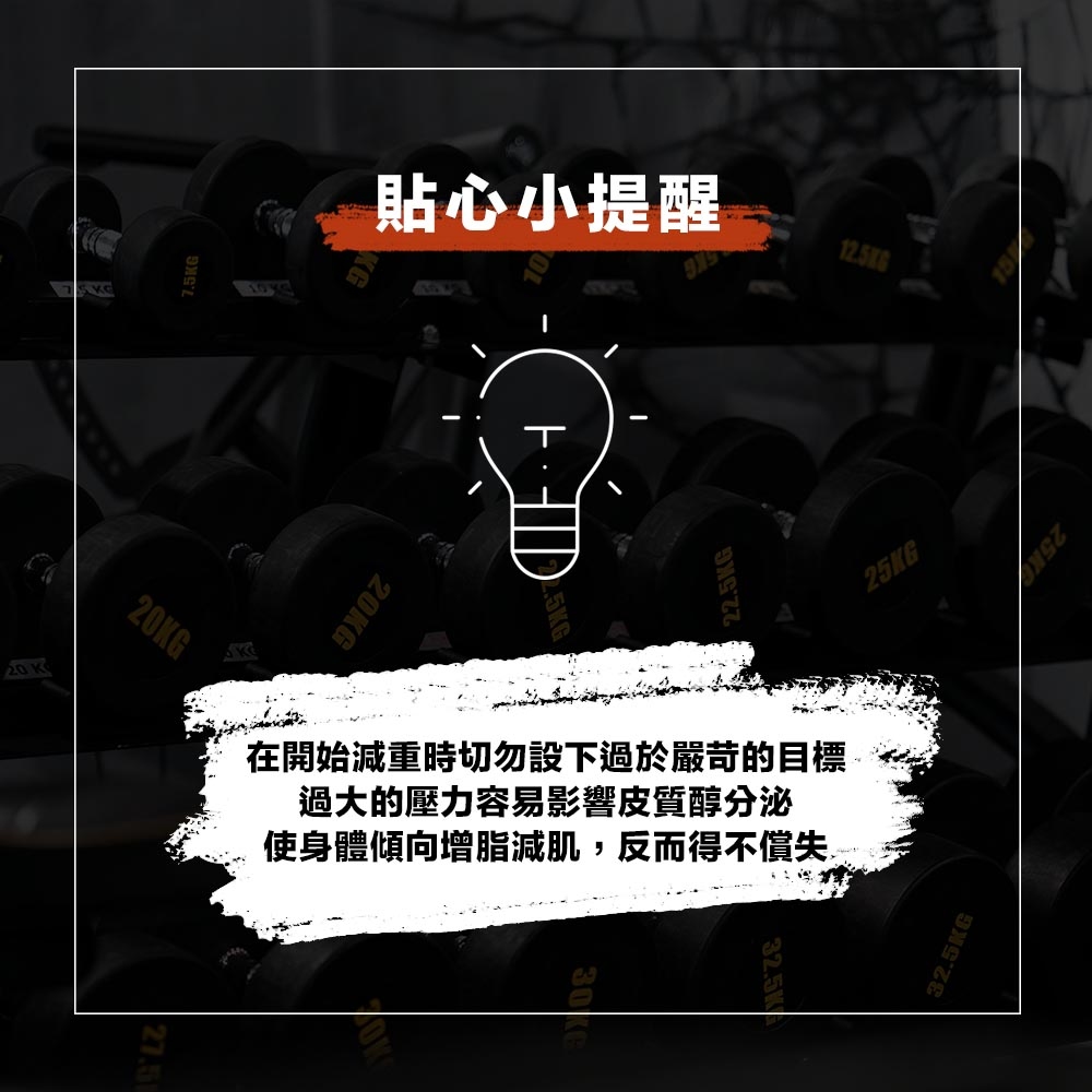 不管是增肌/減脂/減重，熱量控管時都必須注意！