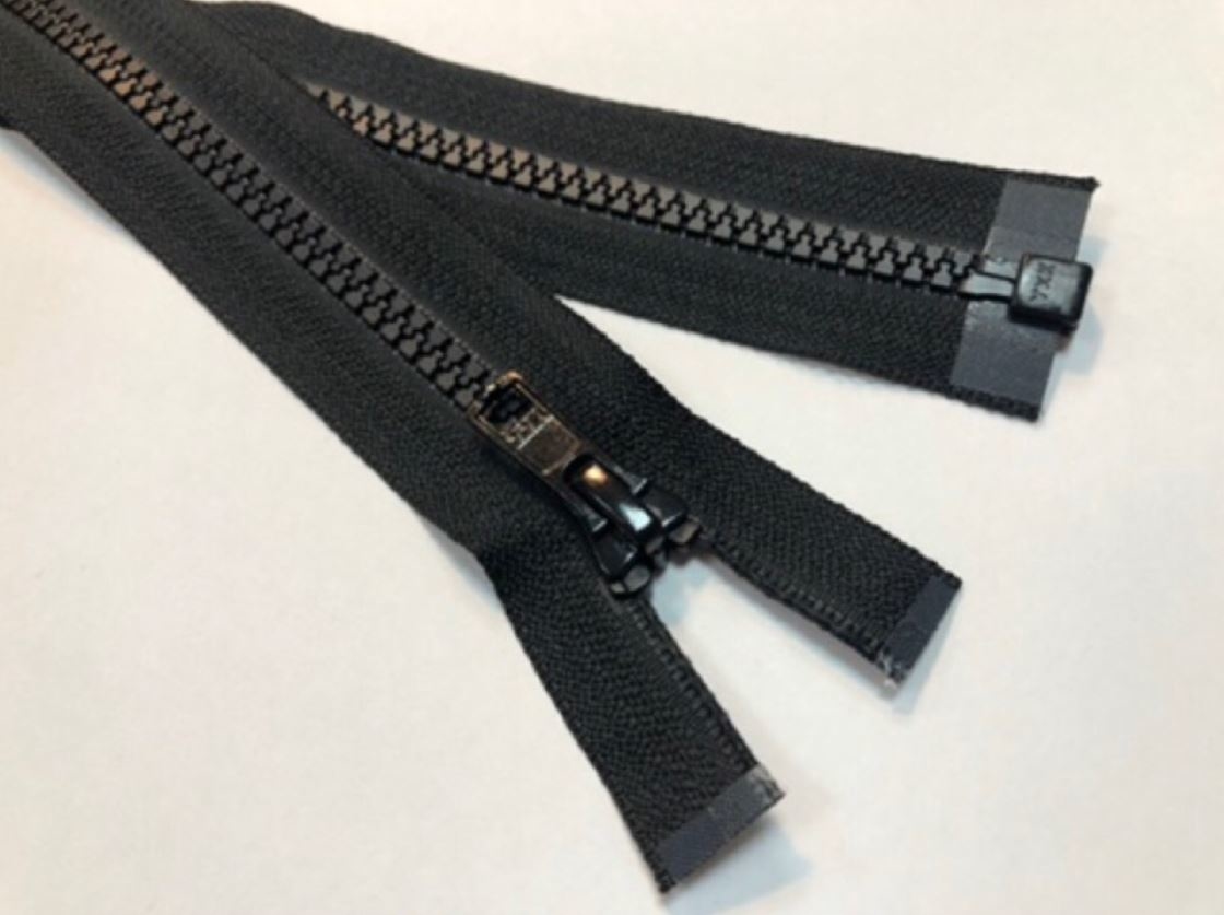 5號/5V_YKK塑鋼夾克拉鍊(黑/白)_塑鋼拉鍊/開口拉鍊/YKK_20規格2色