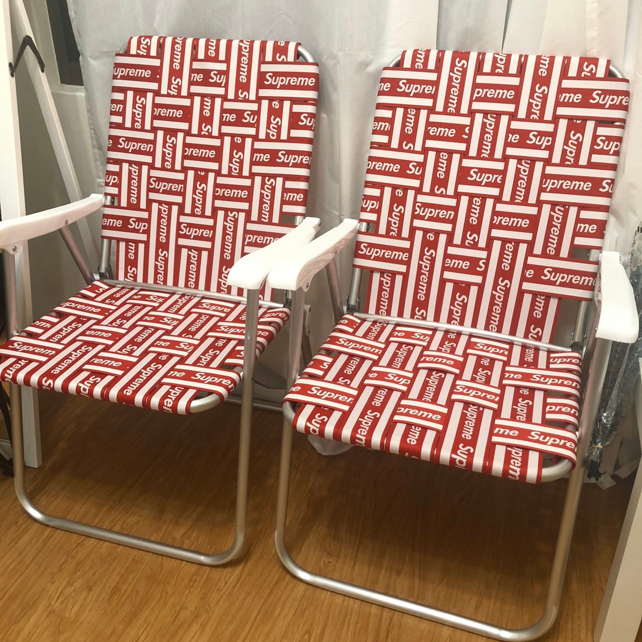 [現貨] Supreme 20SS Lawn Chair 紅色 躺椅 椅子 摺疊椅