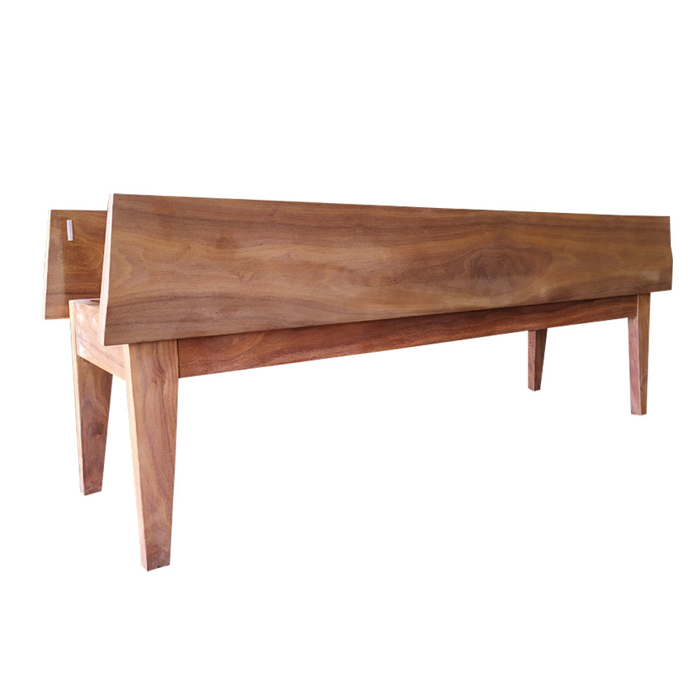 《愜意家居》原木休閒長凳 隱藏收納設計