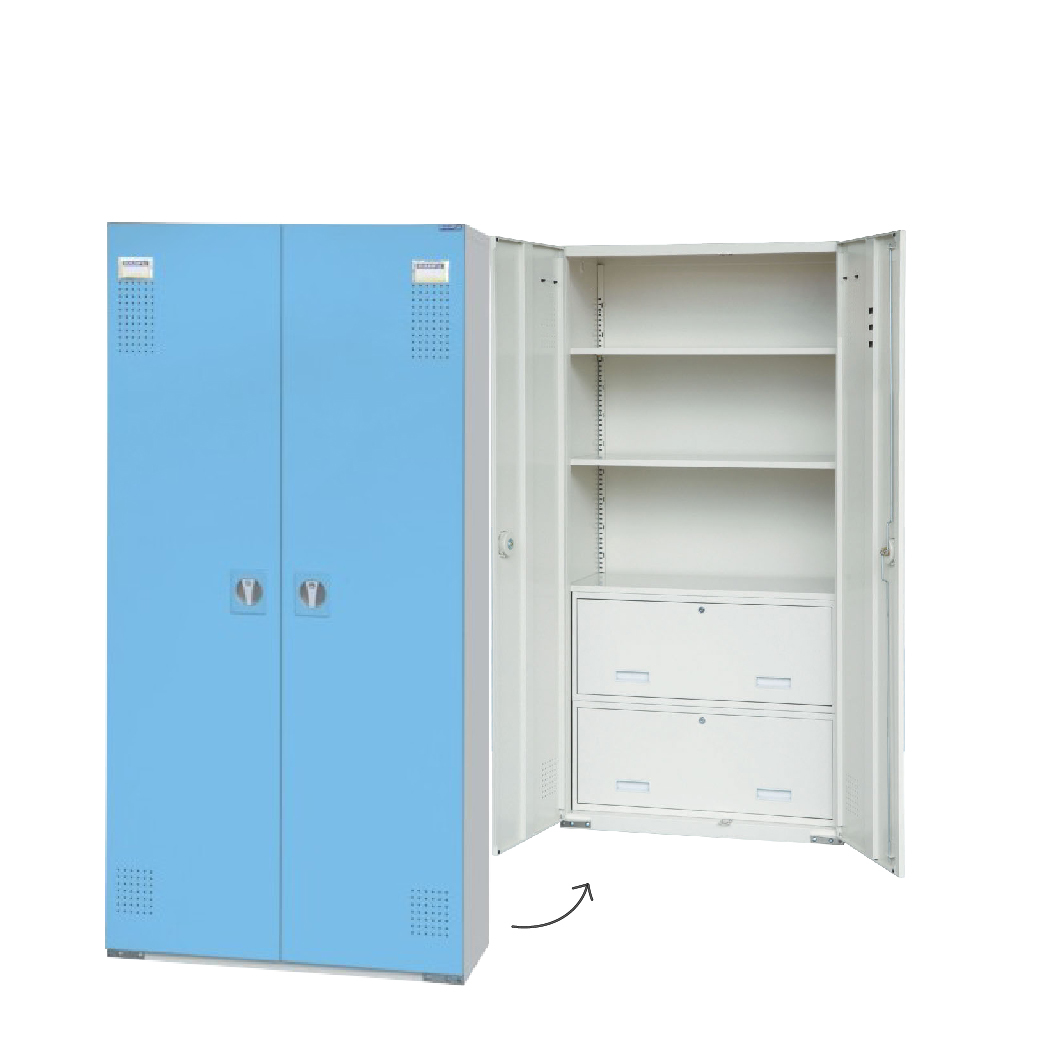 【大富】HDF 新型多用途置物公文櫃系列（雙開門） HDF-SC-010（附鑰匙鎖）收納櫃 置物櫃 公文櫃 鑰匙櫃