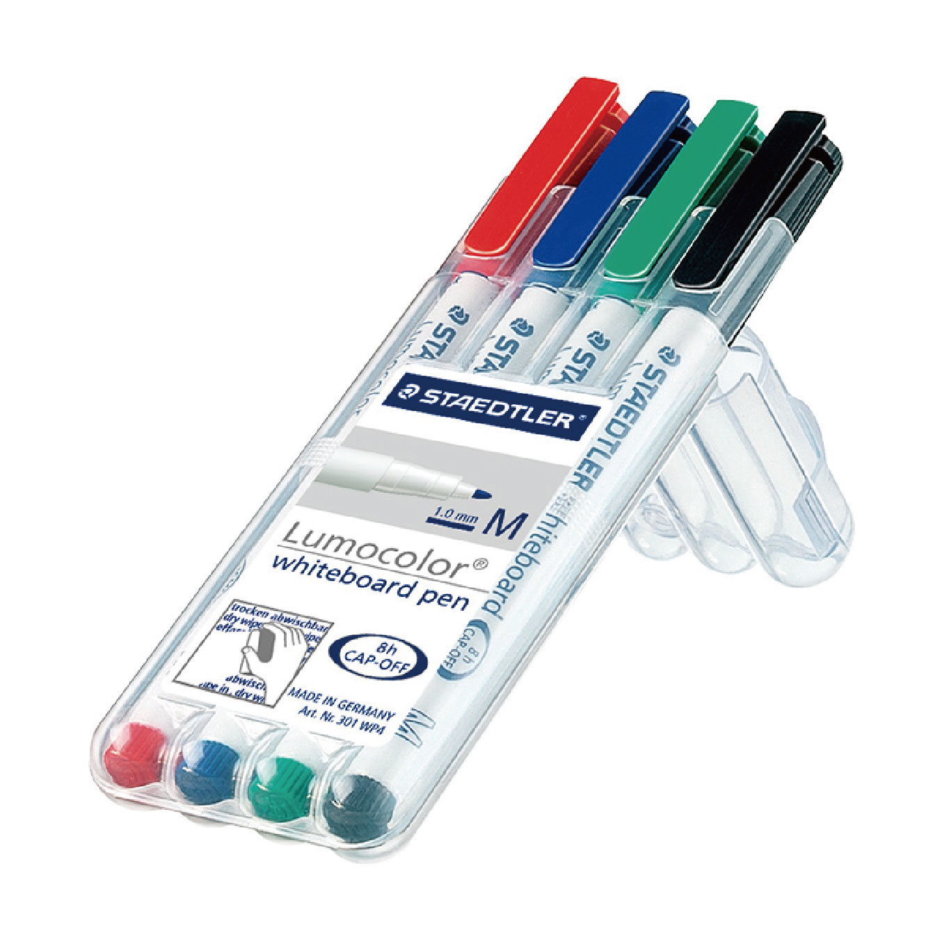 【STAEDTLER 施德樓】極細白板筆4色組 MS301 WP4